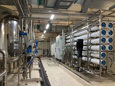 工艺流程：砂/碳过滤+RO